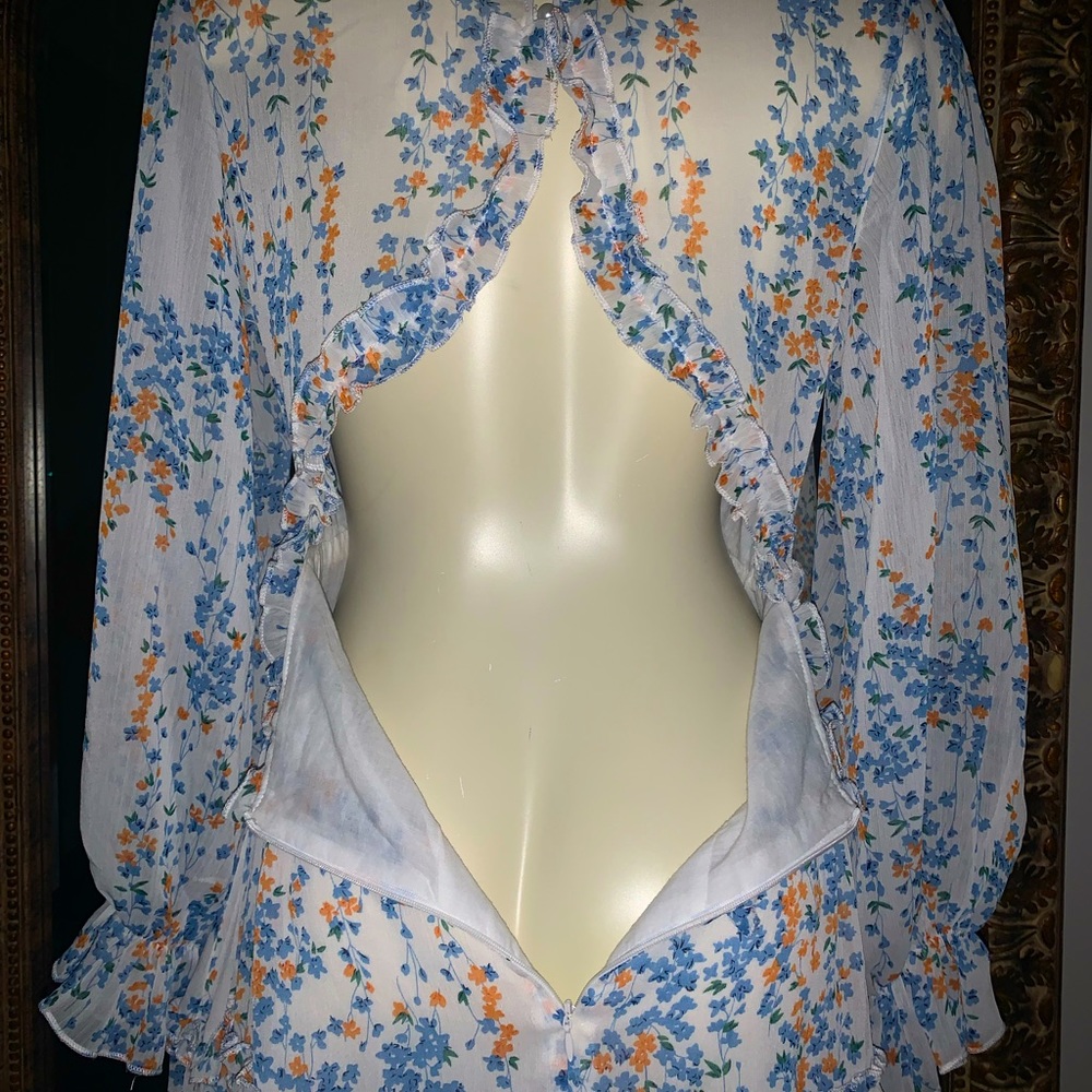 Gorgeous DITSY floral cutout back dress with the cutest details Small - Picture 8 of 10